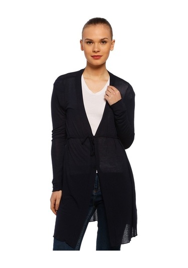 Bulalgiy Kadın Lacivert Uzun Hırka - Bga018648