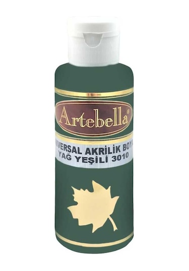 Yağ Yeşili Akrilik Boya Artebella Yağ Yeşili Akrilik Boya 3010 Ya