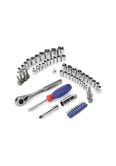 Workpro Wp202566 1/4 3/8 Metrik/inç 63 Parça Cr-v Profesyonel Lokma Takımı Fr Wp202566
