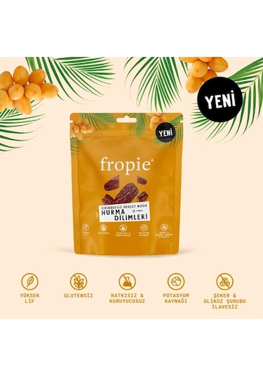 Fropie Çekirdeksiz Hurma Dilimleri - Deglet Noor 75 G