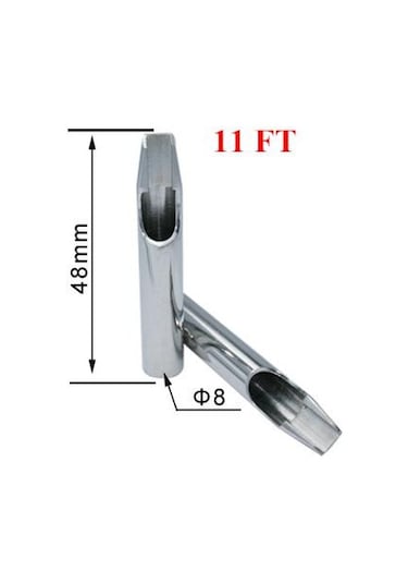 11F L316 Paslanmaz Çelik İğne Ucu - Tattoo Çelik Uç