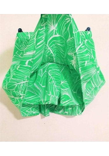 Kadın Şort Etek - 94 - Yeşil