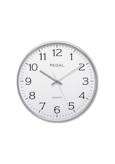 Regal İnce Çerçeve Slim Sessiz Akar Duvar Saati 0250 Sw 0250