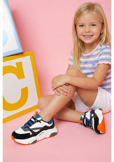 Dark Seer Kids Ds K 1838 Sneaker 2025 Kız Çocuk Beyaz-yeşil