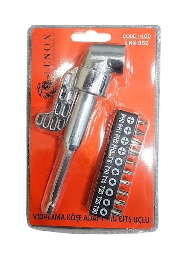 Büyük 140 Mm Bits Uç Ve Köşe Vidalama Adaptörü Seti 11 Parça