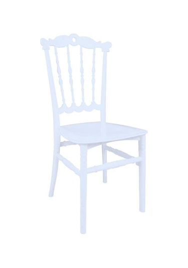 Mandella Karmen Düğün Sandalyesi Model 5 (2 Adet) Beyaz