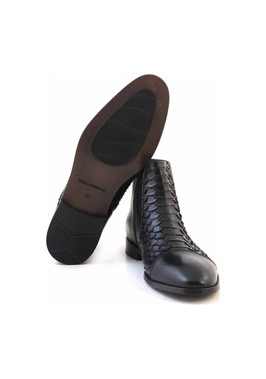 Mocassini Gold Erkek Bot 715y Siyah