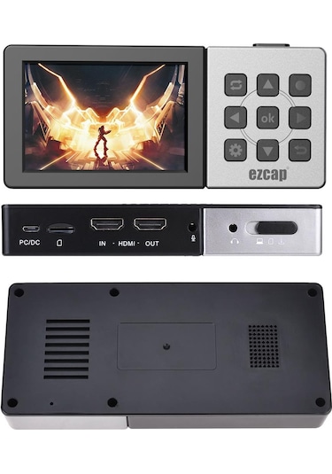 Ezcap273 Bilgisayarsız 3.5 İnç Ekran Oyun Kaydedici Hdmı Capture