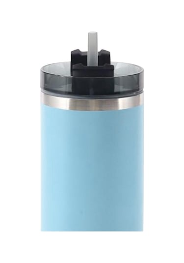 Suntek Magideal Hasır Ve Kapaklı Su Bardakları Paslanmaz Çelik Mavi-30oz