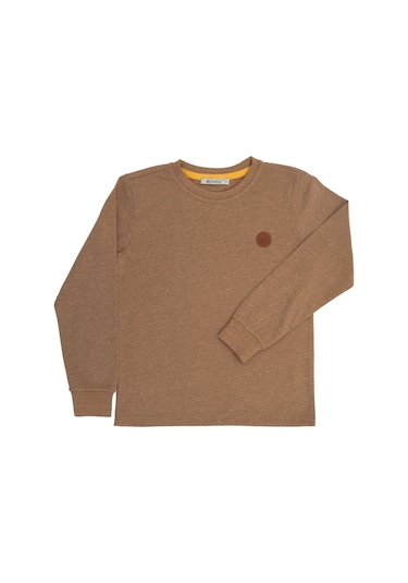 Erkek Çocuk Uzun Kollu Terrosso Tshirt - Reborn Kahverengi