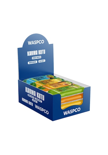 Waspco Yüksek Protein Bar 5 Çeşit Karma Paket 10 x 50 G