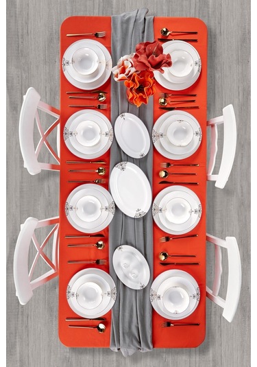 Taç Eliza Carmilla 53 Parça 12 Kişilik Yemek Takımı