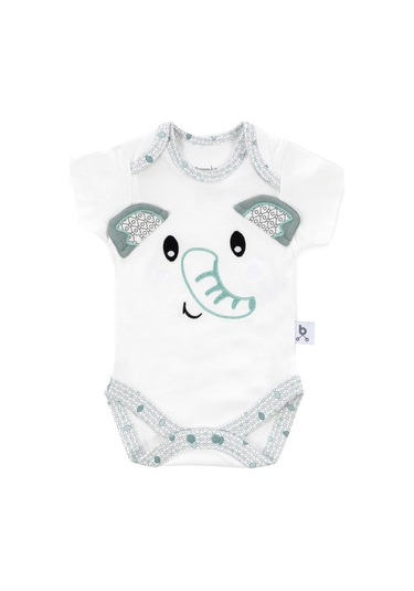 Gezenbebe Hero Bebekler İçin Nakışlı Kısa Kol Body 001