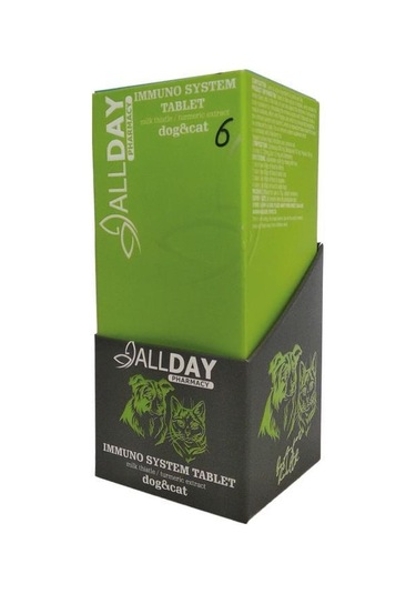 Allday 6 Immune System Kedi için Tablet 25 G