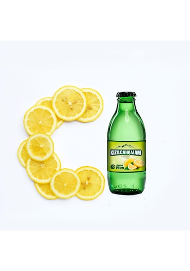 Kızılcahamam Çamlık C Plus Limon Aromalı Maden Suyu 200 Ml X 24 Adet