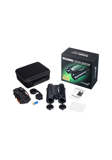 Levenhuk Guard 2500 Mesafe Ölçer Binoküler Dürbün Siyah