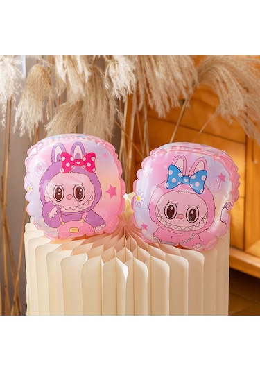 Lalubu Baskılı Sevimli Çocuk Yüzme Kol Simidi Kolluk +3 Yaş Pembe