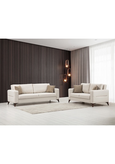 Kristal 3+2 Koltuk Takımı Bej