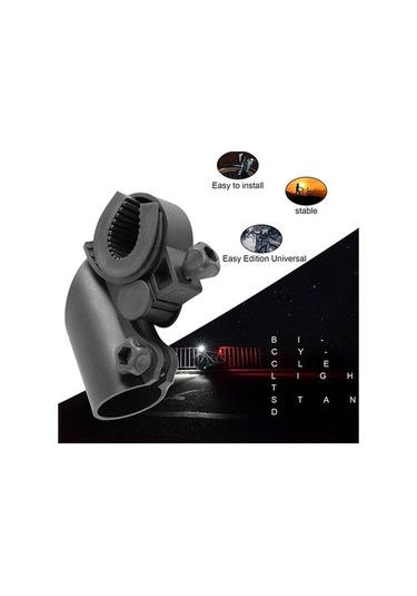 Ulzyvf Createtech Tutucu Torch Siyah Ma Led Klip-siyah Kelepçe Işık Gidon Feneri El Dağı Bisiklet Bisiklet Ei Siyah Siyah