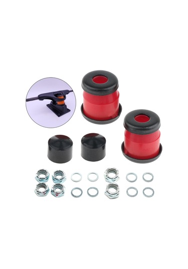 Homyl Kaykay Kamyon Burçları Kiti Kupası Şok Kırmızı-11-mm Kırmızı Çok Renkli