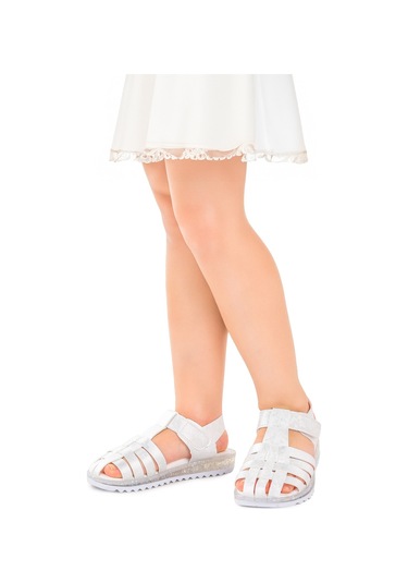 Kiko Kids Kız Çocuk Sandalet Arz 2348 Beyaz