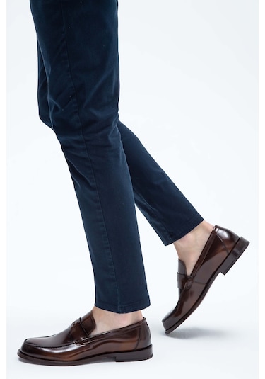 Tamer Tanca Erkek Hakiki Deri Taba Makosen Ayakkabı 183 11611 Erk Ayk Y23 Taba