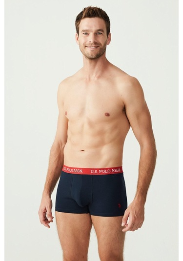 U.S. Polo Assn. Erkek Siyah 3 Lü Boxer 80253
