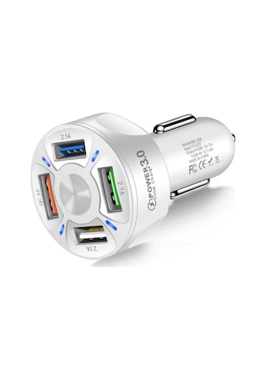 Zuidid Araç Hızlı Şarj 4 Usb 7 A Çoklu Hızlı Şarj Adaptörü