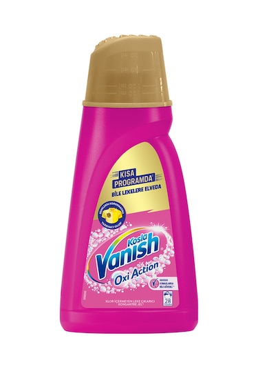 Kosla Vanish Multipower Sıvı Leke Çıkarıcı Pembe 1 L 5 Adet 2'li Set