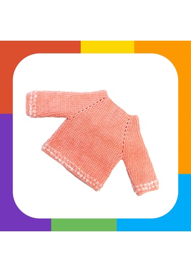 El İşi Kadife Bebek Kazağı Yavruağzı