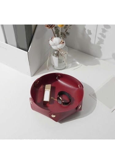 Ganzhoushop Masaüstü Saklama Kutusu L/s Boyutu Çok Renkli Seçenekler Saklama Tepsisi Pürüzsüz Kenarlar Kozmetikler İçin Narin Kutu Uzaktan Kumanda Sarıturuncu