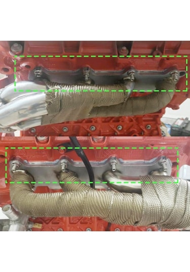 Cbtx Ford 4.6 Ve 5.4l V8 İçin Araba Paslanmaz Egzoz Manifoldu Saplama Kiti