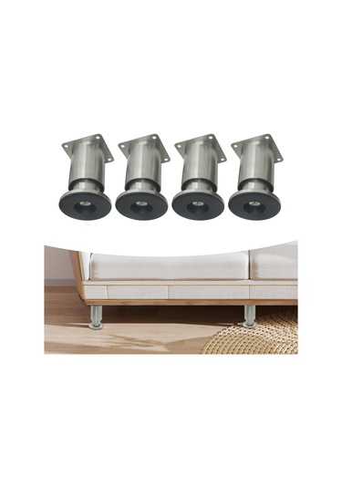 Homyl 4 Parça Ayarlanabilir Yatak Tv Dolapları Için Gri Gri