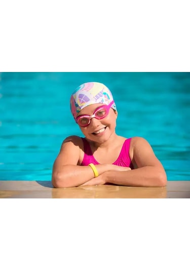 Nabaiji Xbase S Boy Pembe Çocuk Yüzücü Gözlüğü Pembe Beyaz