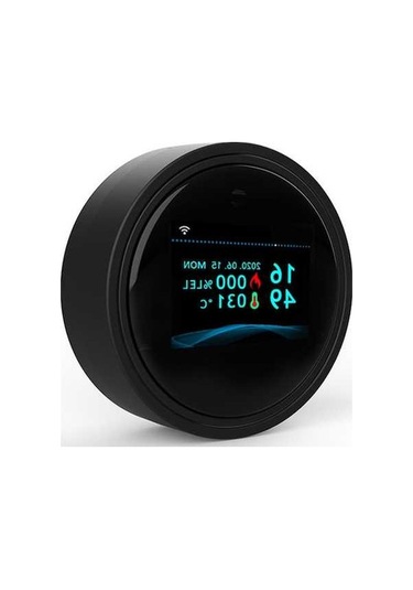 Didadodo Gaz Kaçak Dedektörü Güvenlik Modülü Wifi Ev Gaz Alarmı Tuya App Monitör Siyah Siyah