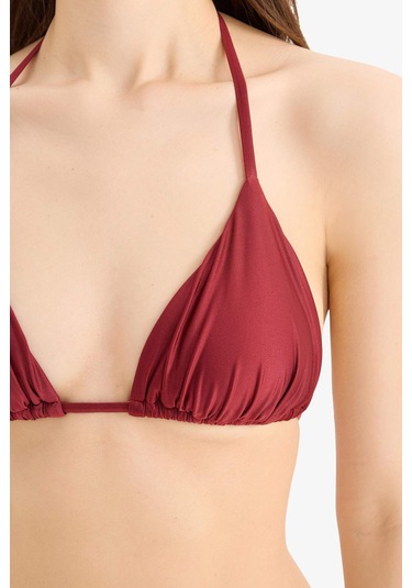 Defacto Saten Bikini Üstü-fall İn Love E0394ax25smbr285 Bordo
