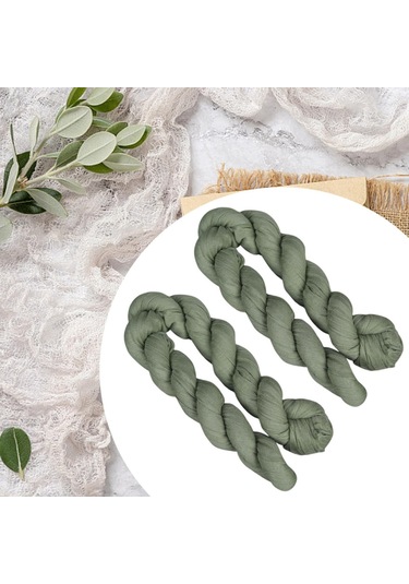 Homyl 2x Şifon Masa Örtüsü Parti Malzemeleri Düğün Gelin Duşu Yeşil