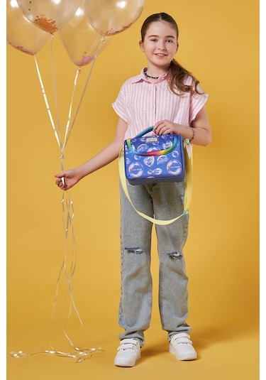 Coral High Kids Lavanta Pembe Baloncuk Desenli Thermo Beslenme Çantası 11889