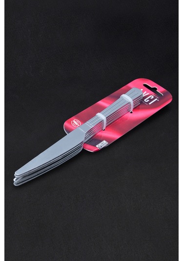 Avcı Yakamoz 6 Adet Yemek Bıçağı Gümüş