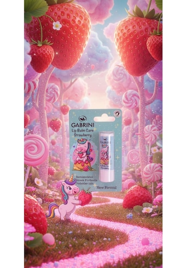 Kids Lip Balm Care Strawberry