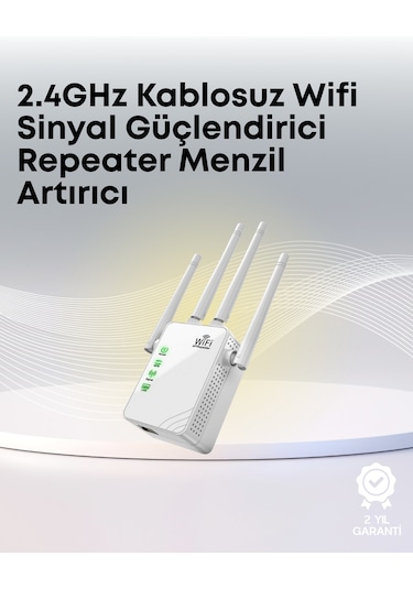 Flzdgnkr Yüksek Hızlı Parazit Önleyici Wifi Repeater Router