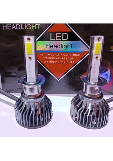 H1 V6 Led Xenon Şimşek Etkili Beyaz Led Zenon