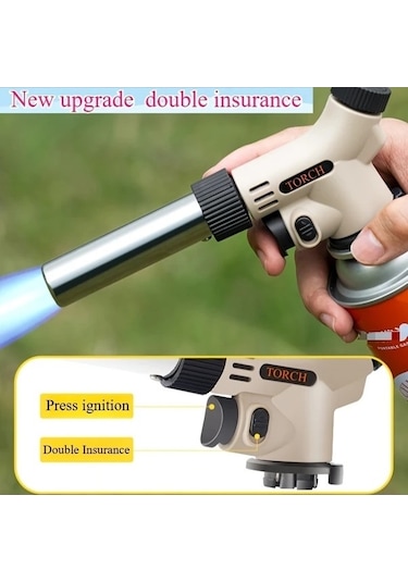 Trendooze Gaojunshop01 Beyaz 1300 C Alevli Şalümo Bbq Çakmaklı Aygıtı Beyaz Beyaz