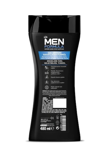 İpek Men Formula Kepek Karşıtı Normal Saçlar İçin Şampuan 480 ML