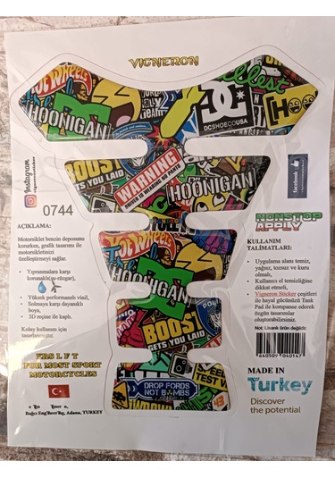 Vigneron Warnıng Depo Tankpad