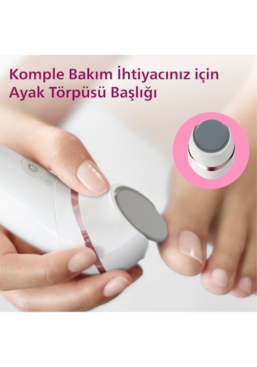 Philips BRE730/05 Epilatör (Yüz+Koltuk alti+Bikini Bölgesi+Bacak)Islak-Kuru,Işıklı,Kablosuz