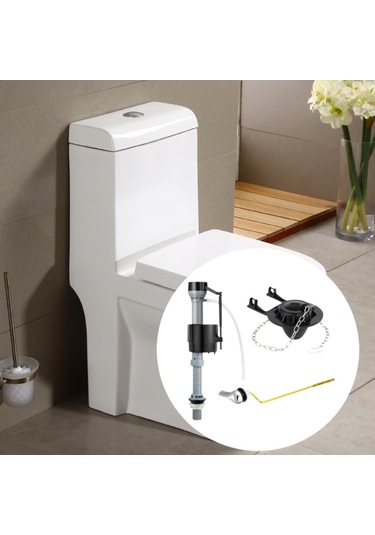 Suntek Yan Girişli Tuvalet Rezervuarlarının Değiştirilmesi Siyah T4201