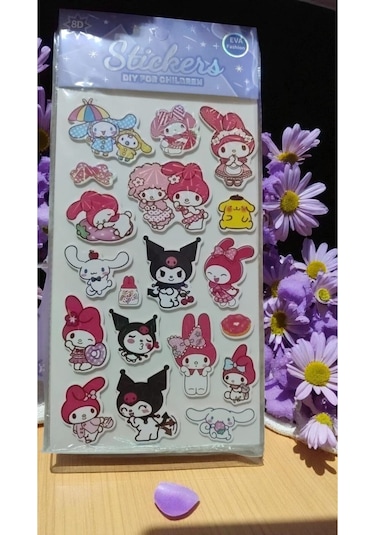 Sevimli Karakter Kuromi Temali Sticker