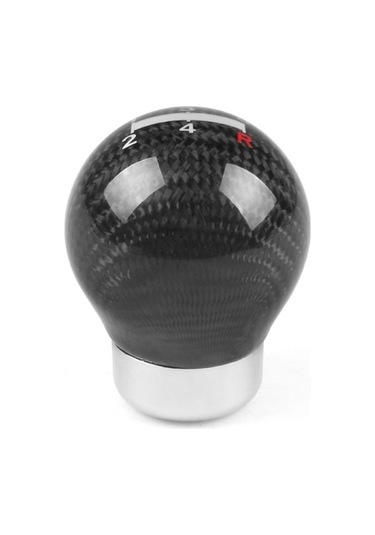 Wondernest Universal Araç Karbon Fiber Vites Topuzu, 5 Vitesli, Otomatik Ve Manuel Şanzıman Uyumlu Std