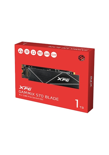XPG Gammix S70 Blade 1 TB 7400/5500 MB/S PCIe Gen4x4 M.2 NVMe SSD